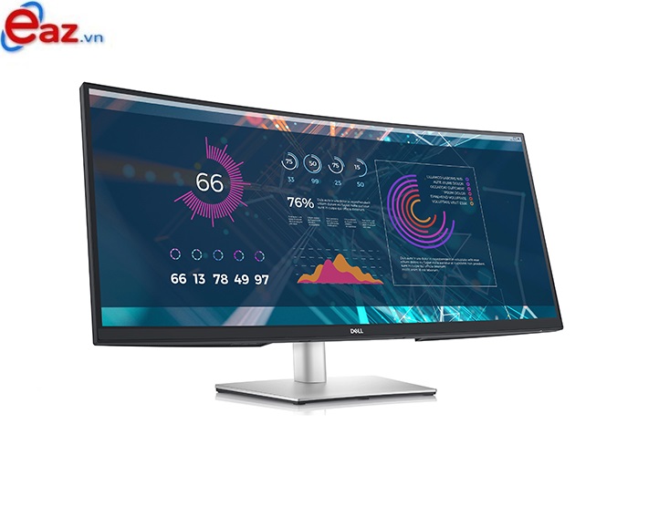 LCD Dell 34 Curved P3421W | 34 inch WQHD (3440 x 1440) IPS | DisplayPort | HDMI | USB Type-C | USB 3.2 Gen 1 Type A | USB 2.0 | 0522S